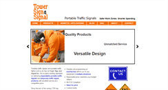 Desktop Screenshot of portabletrafficsignalstss.com
